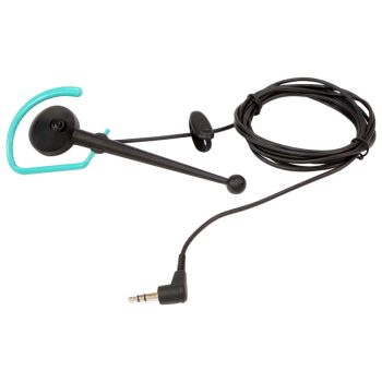 Casque d'écoute mono avec fil avec microphone