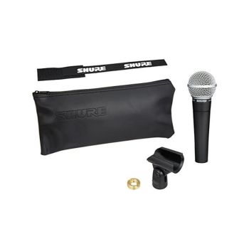 SHURE SM58-LC Dynamic XLR Microphone with Accessories