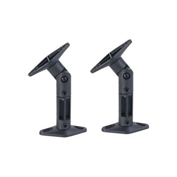 Tilting Wall Mount for Speakers - 7.7 lb - Black - 2 Pack