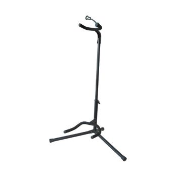 Support de guitare ajustable avec sangle de verrouillage - Noir