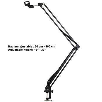 Support pour microphone de studio