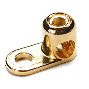 Terminal For 0 Ga Gold Plated