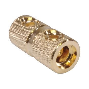 Brass Union for 4 AWG Wire