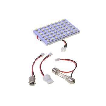 48 LED Module - 3528 SMD - T10/BA9S/211 Base - 12 V DC - White