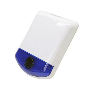 Wireless Outdoor Siren With Strob - Blue