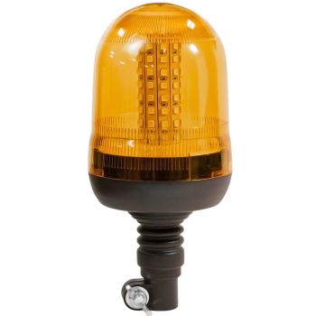 Gyrophare à profil haut pour tuyau - 12-24V - Ambre
