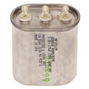 3.25 Mfd + .075 Mfd 575Vac  Ac Capacitor