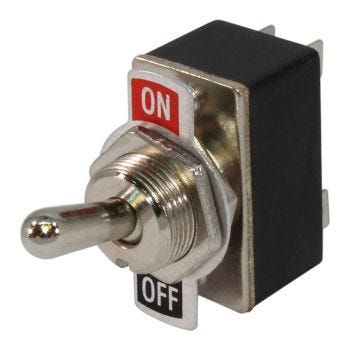 Interrupteur à levier 2 positions Marche/Arrêt - D.P.S.T - 125V - 4A - 4 Pins