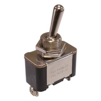 Interrupteur à levier 2 positions - Marche/Arrêt - S.P.S.T. - 125V -15A - 2 Pins