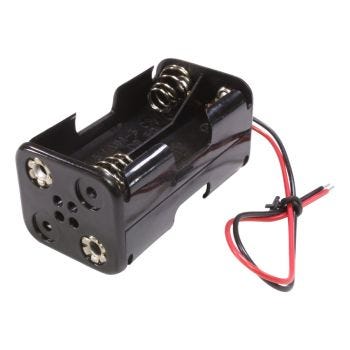 4 x AA Side Battery Holder with Bare Wires