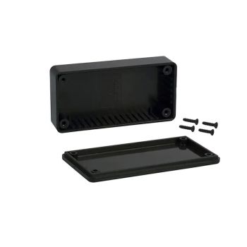ABS Plastic Enclosure Box - 100 mm X 50 mm X 25 mm - Black