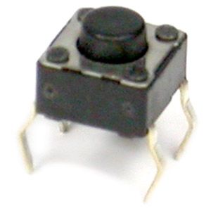 Tact Switch S.P.S.T ( 4 Pins )