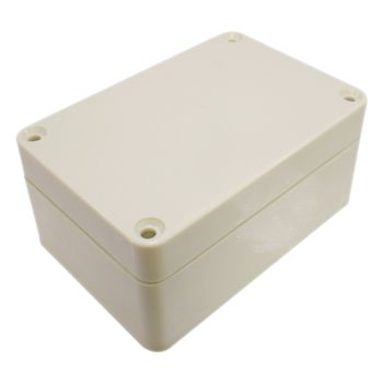 Waterproof ABS Plastic Enclosure Box - 48 mm x 68 mm x 98 mm - Ivory