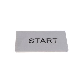 Étiquette "START" pour plaque NPB22-01