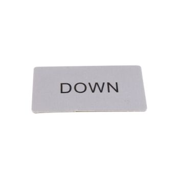 Étiquette ″DOWN″ pour plaque NPB22-01C