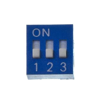 Interrupteur DIP à 3 positions - Bleu