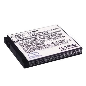 Batterie de remplacement pour caméra Canon PowerShot - 3.7V - 740mAh