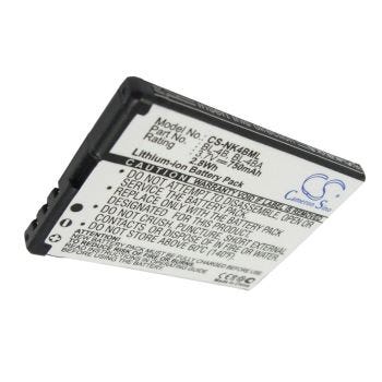 Replacement Battery for Nokia Mobile Phone - Lithium-Ion - 3.7 V - 750 mAh
