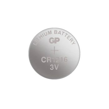 GP Button Cell CR1216 Lithium Battery - 3 V - 1-Pack