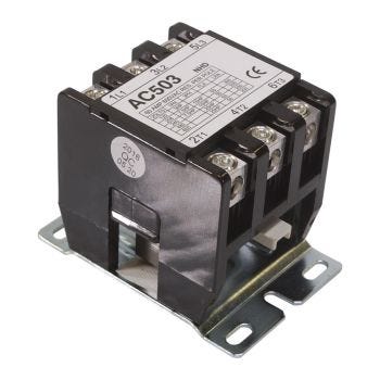 Contacteur à usage déterminé - 3 pôles - N.O. - 120V CA - 50A