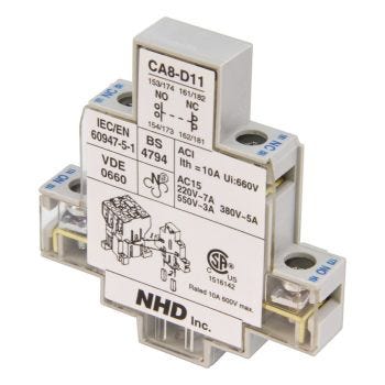 Side Mount Auxiliary Contact - N.O/N.C - 600 V - 10 A