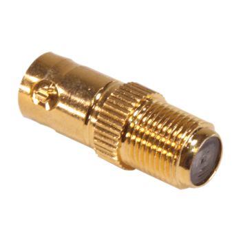 F-228G BNC Female To F81 Gold Plated Adapter