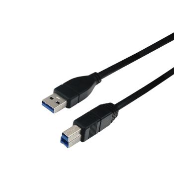 Câble USB 3.0 mâle à USB-B mâle - Noir - 6 pieds (1.82 m)