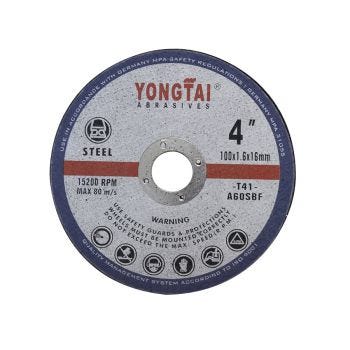 Cutting Wheel 4″ - 100 x 1.6 x 16 mm