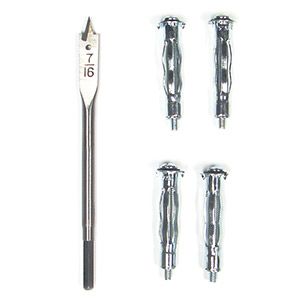 7/16'' Flat Wood Drill Bit with Anchors