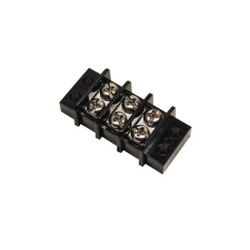 Bornier double rangée - 30 A - 600 V - 3 positions
