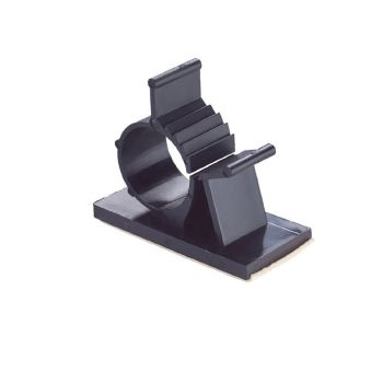Adjustable Self-Adhesive Clamp for 10 mm to 12.5 mm Cable - 10-Pack