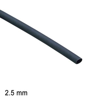 Heat Shrink Tube - 2.5 mm (3/32″) - 1.2 m - Black