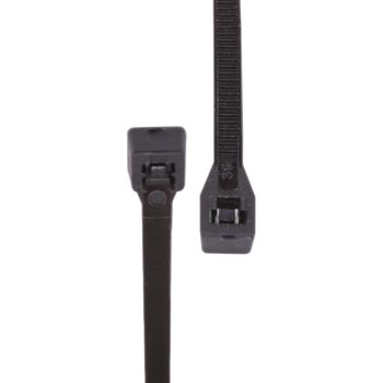 Attache autobloquante en nylon 6 pouces - Noir - Paquet de 100