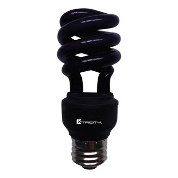 Ampoule de fête noire AFC T2 - 120 V - 13 W - E26 - Ultra violet