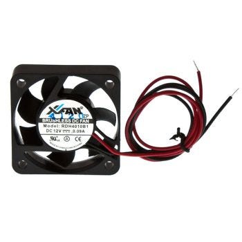 7.6 CFM Axial Chassis Fan - 12 V DC - 40 x 40 x 10 mm