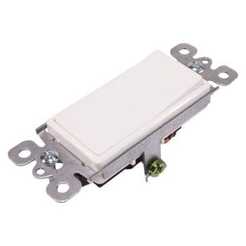 Decora Rocker Switch - 3-Way - White
