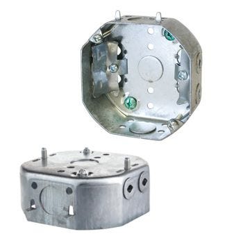 Boîtier électrique octogonale pour câble BX - 4″ X 4″ X 1-1/2″