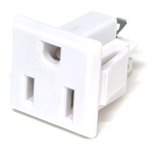 Prise simple NEMA 5-15R emboitable - 125V - 15A