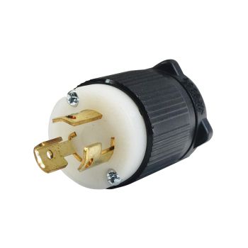 Fiche mâle ″Twist Lock″ NEMA L5-15P - 2 pôles - 3 fils - 125 V - 15 A