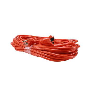 Heavy Duty Outdoor Extension Cord - 3C/16AWG - 10A - 22.8m - Orange