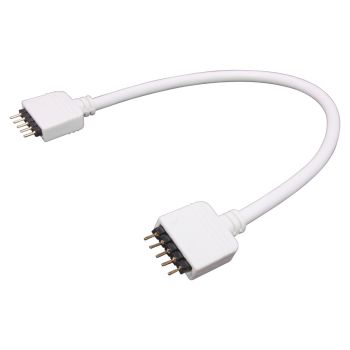 Connecteur mâle à mâle pour bande DEL RVBB - 5 contacts