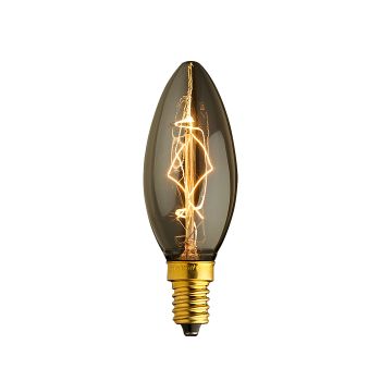 110-130V 40W 140Lm E12 Rustika Bulb Candle