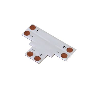 Connecteur ′′T′′ Fpc 8 mm sans soudure pour bande DEL