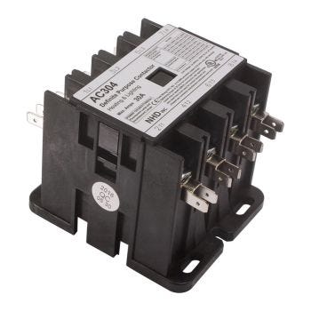 4 Poles Definite Purpose Contactor - N.O. - 120V AC - 30A 