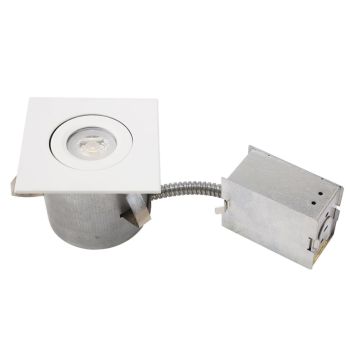 Square LED Recessed Lighting - White