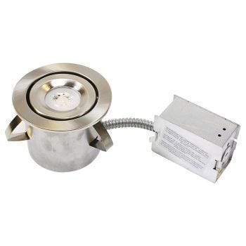 Luninaire Encastré DEL Acier, Gu10 7W(50W) 500Lu