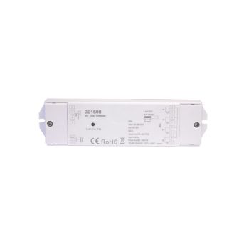 Waterproof RF Power Repeater for Monochrome LED Lighting - 12-36 V - 4-Channel