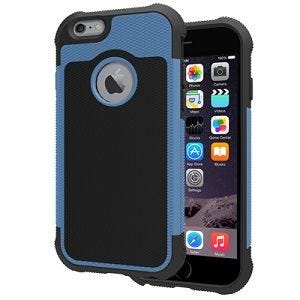 A6004 - Étui Pour iPhone 6 Noir Et Bleu