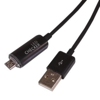 Cable USB 2.0 A Micro B   1m-(3.3′) - Noir