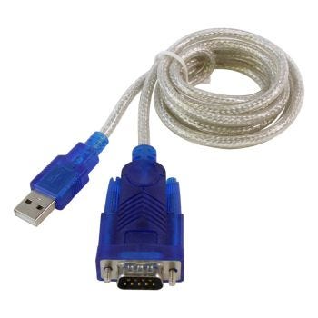 USB Male to DB9 Male Cable - 5 ft